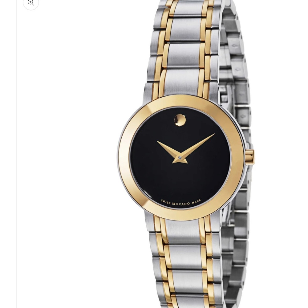 Movado Stiri Black Dial Ladies Watch